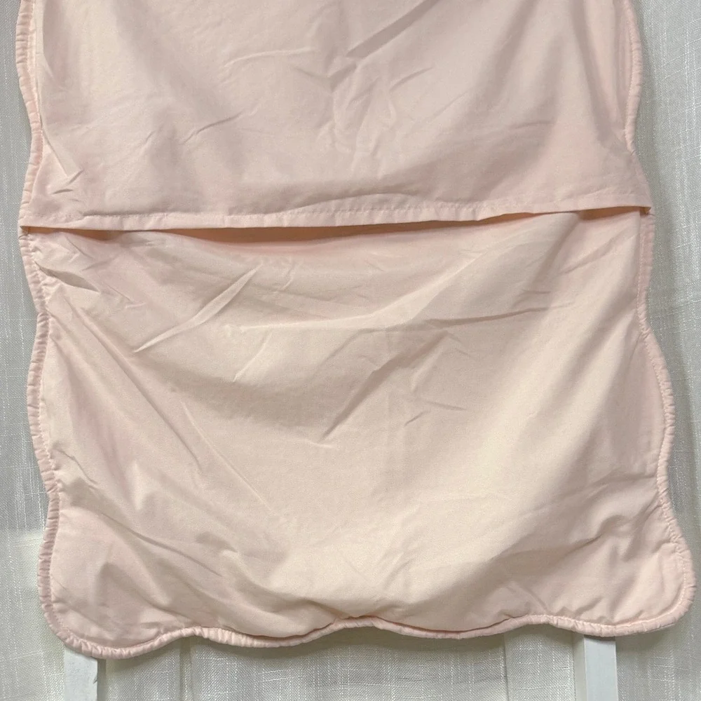 Madison Park Pink Scalloped Full Queen Quilt Set 3 Piece Cotton Fill